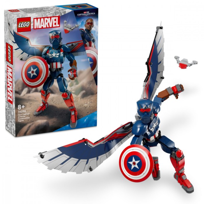 Figurina de constructie Capitanul America