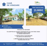 Casa Trad Chirpici Crisan Crucea, 140mp, 5200mp Teren, Locuibila, Mobilata, Utilitata, Curte cu Vita de Vie. Acte la Zi
