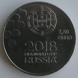 Moneda Portugalia - 2.50 Euro 2018 - Campionat Mondial Rusia