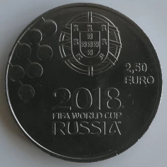 Moneda Portugalia - 2.50 Euro 2018 - Campionat Mondial Rusia