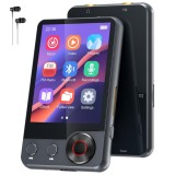 Cumpara ieftin Player MP3 Touchscreen 2.4 inch, Bluetooth 5.3, 128GB, Suporta Card 128GB, Difuzor, HiFi, Radio FM, Reportofon, USB-C, Casti, Negru/Gri