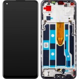 Cumpara ieftin Display cu Touchscreen Oppo Find X5 Lite / Reno7 5G, cu Rama, Negru, Service Pack 4130040