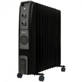 Calorifer electric ulei termostat reglabil 2500W 11 elementi negru Zilan ZLN1963