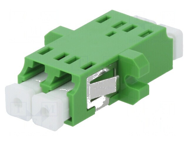 Conector fibră optică soclu cuplă duplex monomod SM LCA