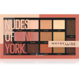 Maybelline Nudes Of New York paletă cu farduri de ochi 18 g