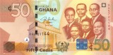GHANA █ bancnota █ 50 Cedis █ 2007 █ P-41a █ UNC █ necirculata