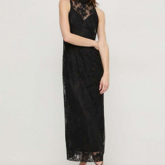 MAX&Co. rochie culoarea negru, maxi, drept 2416620000000