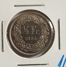 Elvetia 1/2 franc 1984 foto