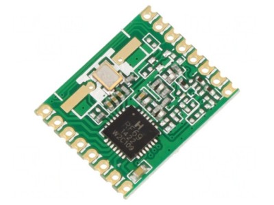 Modul RF emițător-receptor FM 433,92MHz SPI SMD foto