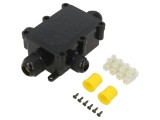 Conector Alimentare AC IP68 cu Şurub Negru SHENZHEN GREENWAY M686.4C1.4-11MM
