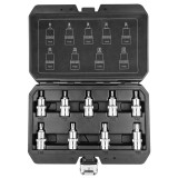 Set tubulare Torx 1/2 NEO, 9 piese din otel CrV, in cutie