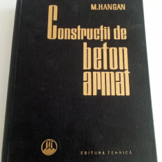 CONSTRUCȚII DE BETON ARMAT - M. HANGAN