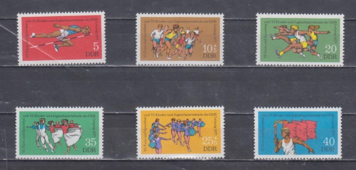 A12 S4 2 - Timbre foarte vechi - Fosta Germanie Democrata - DDR - atletism