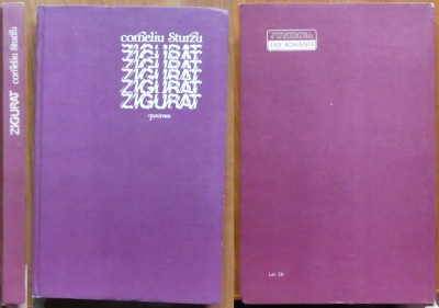 Corneliu Sturzu , Zigurat ; Poeme , Junimea ,1979 , autograf catre Balogh Joszef foto