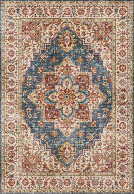 Covor Belgian, Alaska P0148-839, Bej / Albastru, Diverse Dimensiuni - 200x290 cm foto