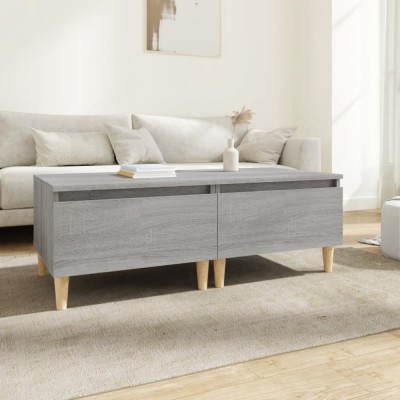 vidaXL Mese laterale 2 buc. gri sonoma 50x46x35 cm lemn compozit foto