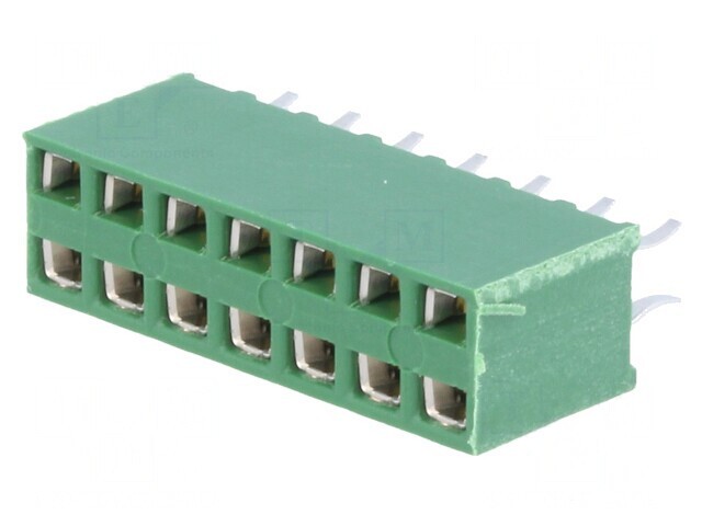 Soclu pini 2x7 2,54mm THT mamă 14 pini drept