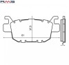 Placute Frana Spate Honda FES S-Wing NSS Forza Jazz 250 SH 300i Peugeot Metropolis Satelis 400 RMS