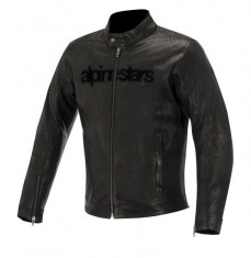 Geaca piele ALPINESTARS HUNTSMAN culoare negru, marime 46 foto