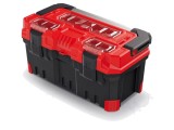 Ladă unelte KISTENBERG roșu-negru polimer 496x258x240mm KTIPA5025-3020