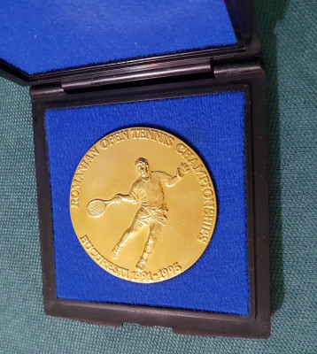 Medalie Tenis 1991 - 1995 Bucuresti , Campionatul de tenis foto