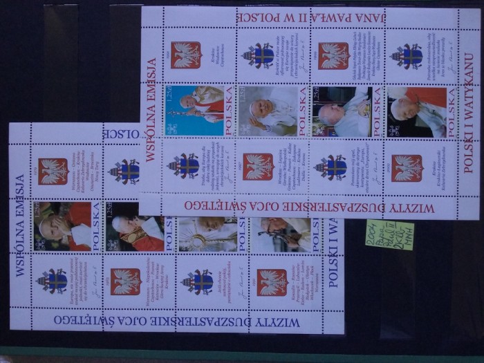 2004-Polonia-Papa-2 kbl.-MNH-