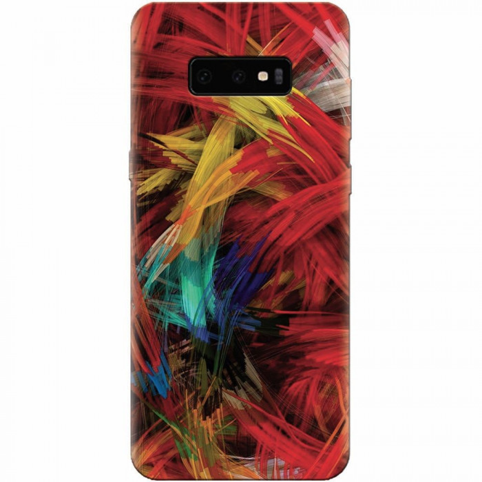 Husa silicon pentru Samsung Galaxy S10 Lite, Colorful Digital Painting Strokes