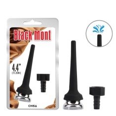 Cap de Dus Black Mont, Flexibil, Silicon, Negru