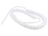 Cablu spiralat PUR alb 3G1.5mm2 0.8m