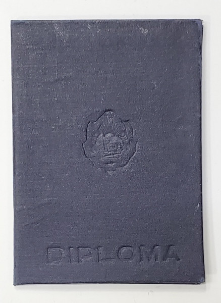 CARNET CARE ATESTA ACORDAREA DIPLOMEI DE INGINER CONSTRUCTII DE AVIOANE , INST.POLITEHNIC BUC. , 10 IUNIE 1957