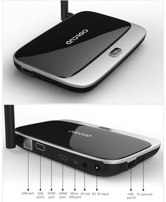 Mini PC TV box CS918G Player Amlogic S805 ARM Cortex-A5 Quad Core Android 2GB RAM DDR3 16GB Flash Wifi HDMI Bluetooth