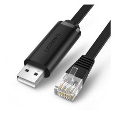 CABLU USB Ugreen adaptor, &quot;CM204&quot; cablu consola USB 2.0 (T) la RJ-45(T), 3m, negru, &quot;60813&quot; (timbru verde 0.08 lei) - 6957303868131