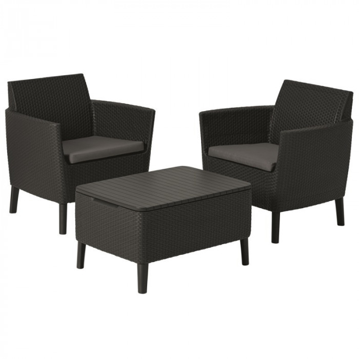 236631 KETER Set mobilier pentru balcon graphite Salemo