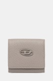 Diesel portofel de piele HISSU EVO HISSU EVO culoarea gri, X10300.P0685