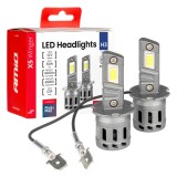 Set becuri auto LED H3 AMiO X5 Winger 6000K CANBUS, 30W, 2936 lm