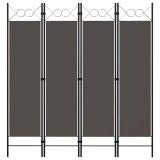 Cumpara ieftin Paravan de camera cu 4 panouri, antracit, 160x180 cm
