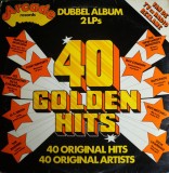 VINIL 2XLP Various &lrm;&ndash; 40 Golden Hits (VG), Pop