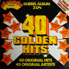VINIL 2XLP Various ‎– 40 Golden Hits (VG)
