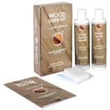 Cumpara ieftin Set de ingrijire a lemnului, CARE KIT, 2 x 250 ml