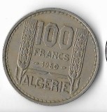 Moneda 100 francs 1950 - Algeria