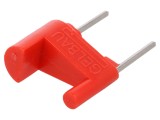 Rezistor Bandă Buton Roșie 8,2k&Omega; 20-55&deg;C