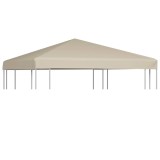 vidaXL Acoperiș de pavilion, bej, 3 x 3 m, 310 g/m&sup2;