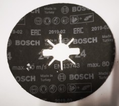 Disc abraziv din fibră &Oslash; 125mm , H&acirc;rtie abrazivă &ndash; alegeți granulația K 24