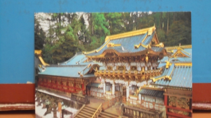 JAPONIA - NIKKO - POARTA YOMEIMON A TEMPLULUI TOSHOGU ( COMOARA NATIONALA ) -