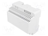Carcasă ABS gri pentru șină DIN 91x105x60mm MASZCZYK