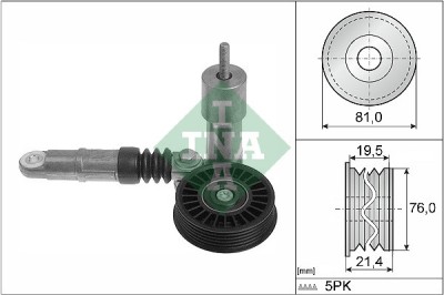 INA 534 0014 10 Intinzator curea, curea distributie foto