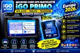 SDCard sau MicroSD GPS Navigatie iGO PRIMO GPS AUTO Navigatie TABLETE,TELEFOANE UPDATE GPS NAVIGATII DEDICATE IGO PRIMO Full Europa 2026