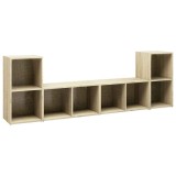 Cumpara ieftin Dulapuri TV 2 buc., stejar Sonoma,72x35x36,5 cm, lemn prelucrat