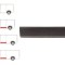 Panou lateral FORD TRANSIT (V184/5), 05.2000-04.2006; TRANSIT/TOURNEO (V347/8), 05.2006-04.2013, partea stanga=dreapta, metal galvanizat; inferior; l