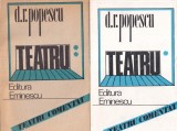 D.R. Popescu - Teatru 2 Volume, Editura Eminescu, Colectie Teatru Comentat, Carte Romana